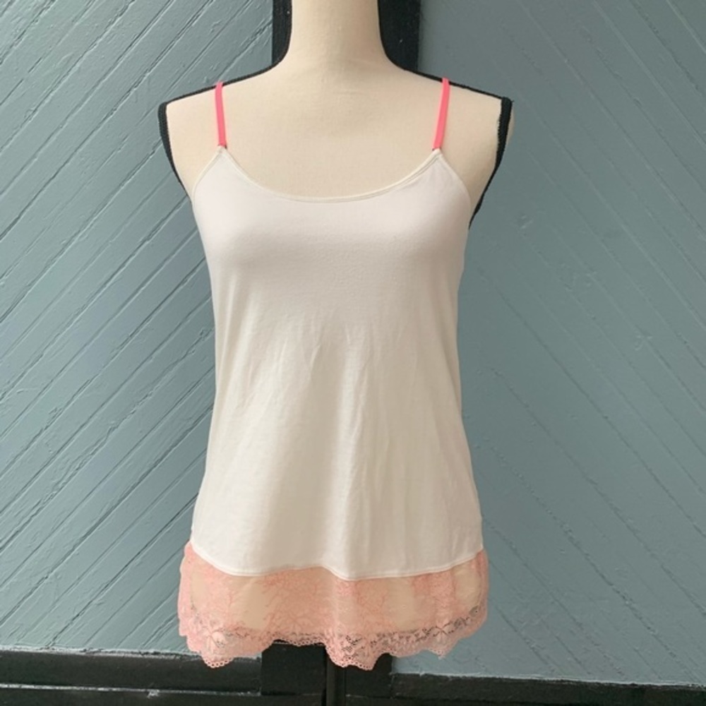 American Eagle Pink Lace Bra Top Tank